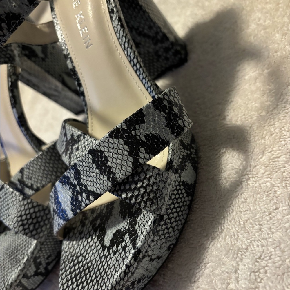 Brand New Super Stylish Heels By ANNE KLEIN - Size 10 - Heel Height 5” - box 56 - Picture 4 of 8